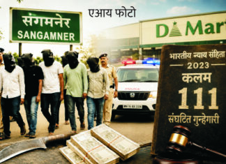 संगमनेरातील कुख्यात टोळीवरबीएनएस १११ अंतर्गत गुन्हा दाखल